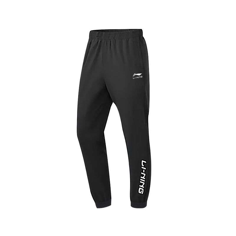 Li-Ning Li Ning Casual Pants Men's Black Moderate Cuffed Pants