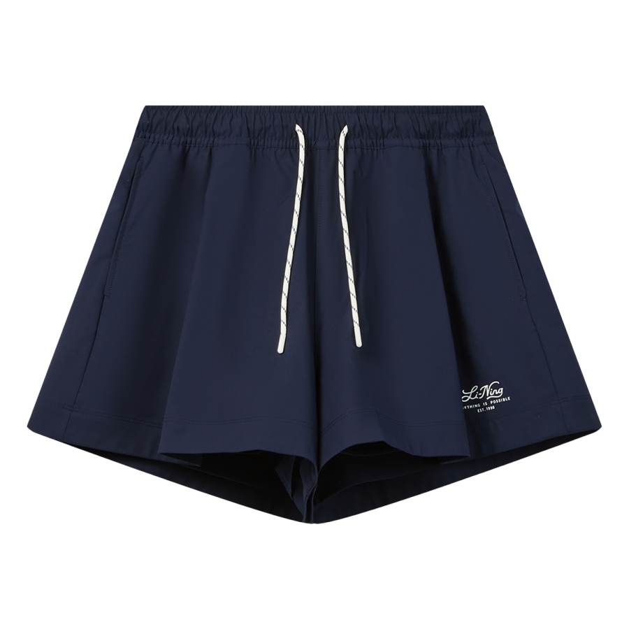 Li-Ning Li Ning Sports Trendy Collection Casual Shorts Women's Lighthouse Blue Moderate