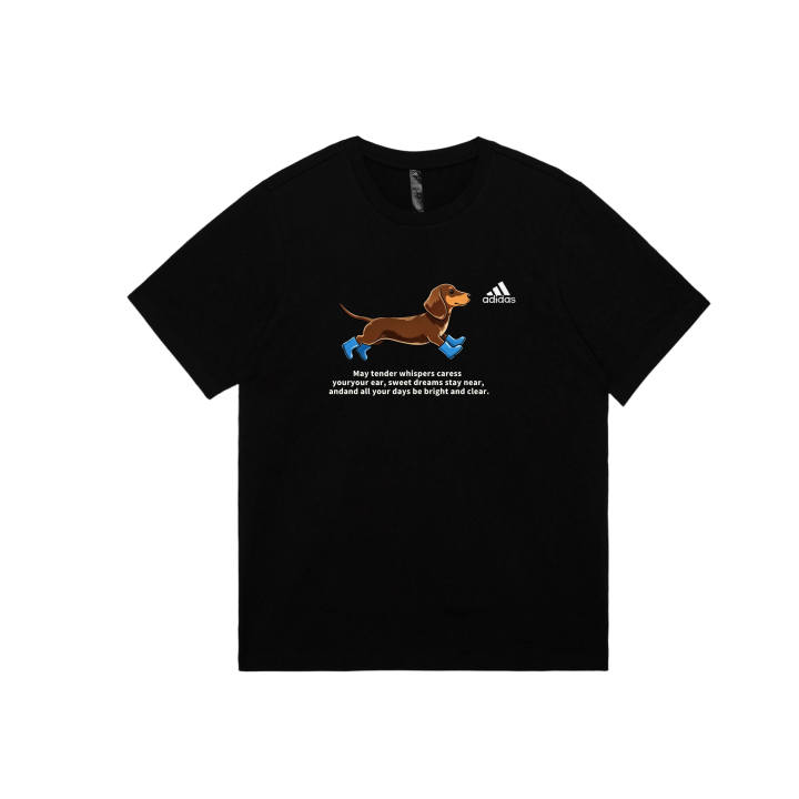Adidas Adidas MUST HAVES T Shirts Unisex Black Crew Neck Moderate