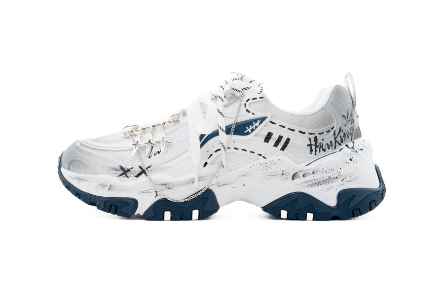 Li-Ning Li Ning Brown Sugar Casual Shoes Men's Low Top Gray/Blue