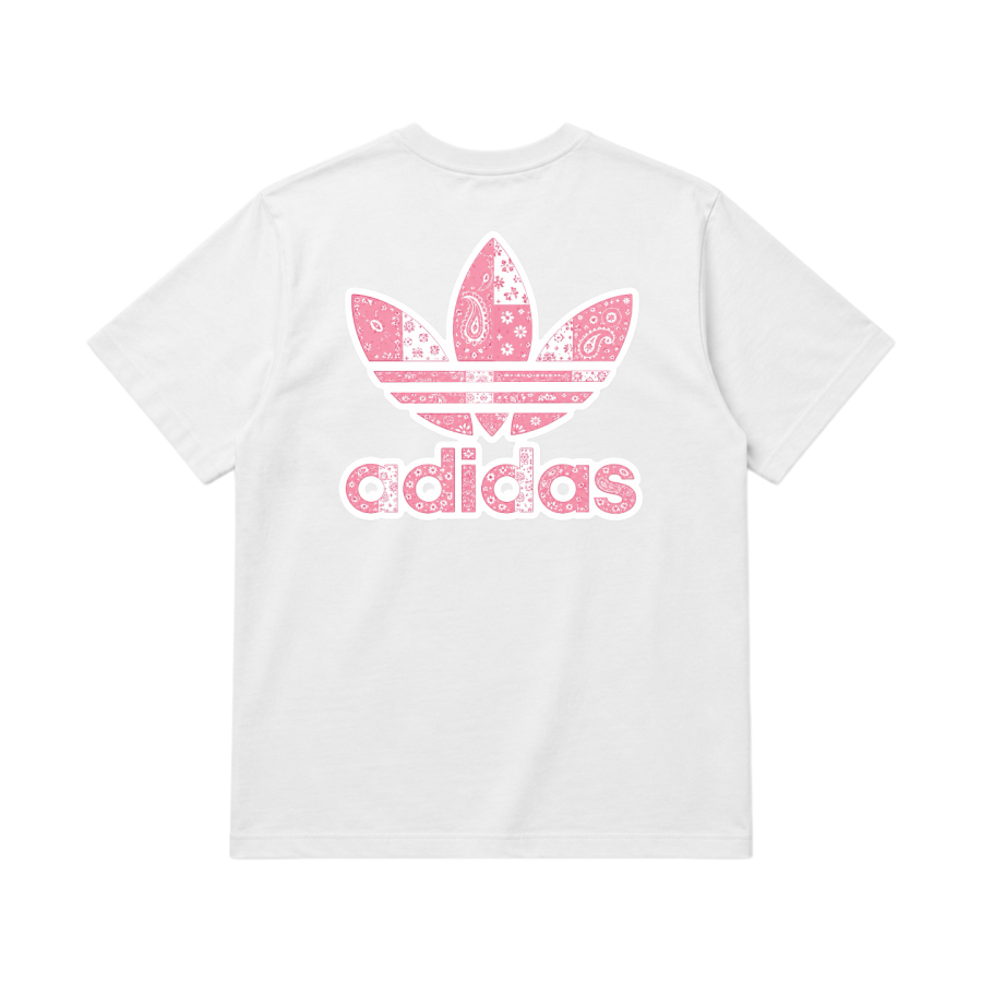 Adidas Adidas MUST HAVE T Shirts Unisex Cherry Pink Crew Neck Moderate Straight Fit