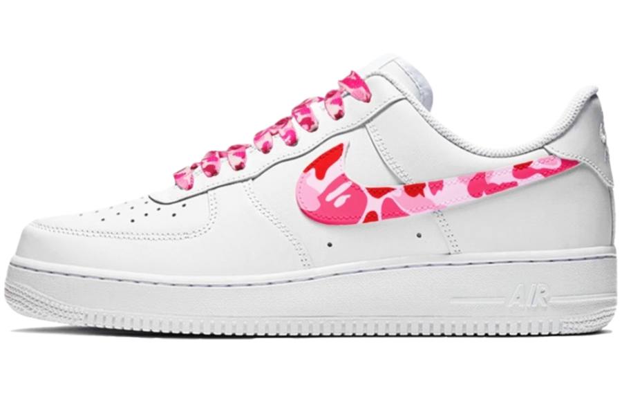 Nike Nike Air Force 1 Skateboard Shoes Women's Low Top White/Pink