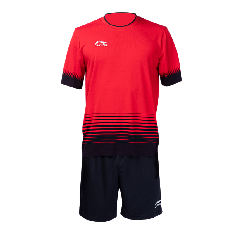 Li-Ning Li Ning Soccer Jersey Sets Men's Crew Neck Thin