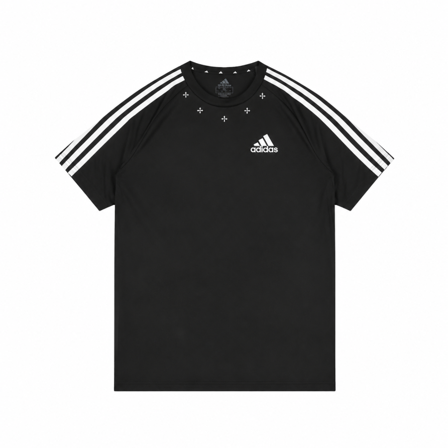 Adidas Adidas MUST HAVES T Shirts Unisex Black Crew Neck Moderate Straight Fit