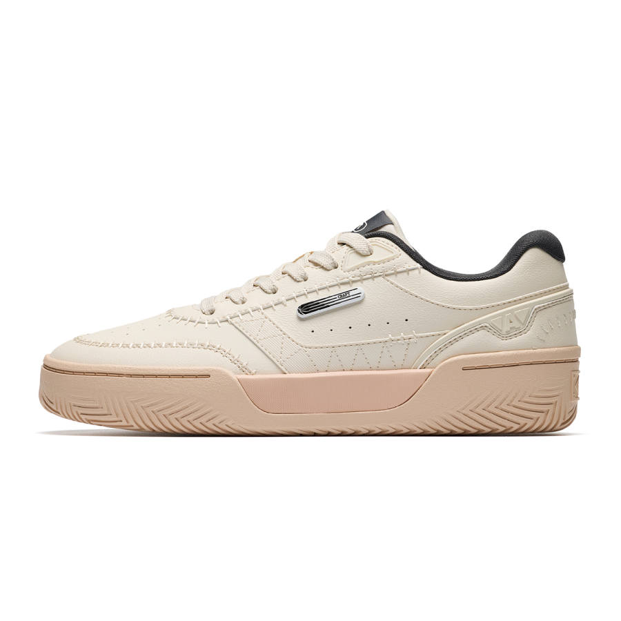 ANTA CRAFT Skateboard Shoes Men's Low Top Fish Belly White