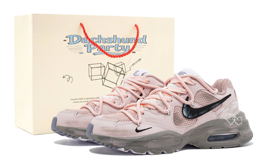 Nike Nike Air Max Furiosa Rebound Breathable Low top Running Shoes Unisex Pink White