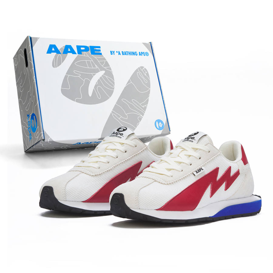 Aape Block Walk Outdoor Shoes Unisex Low Top Beige Red/Gray Black/Blue White/Yellow Brown