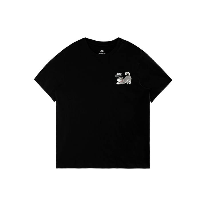 Nike Nike Sportswear Club T Shirts Men's Black/White/Dark Gray Crew Neck Moderate