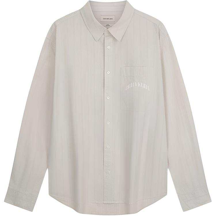 Calvin Klein Shirts Unisex Lapel Moderate