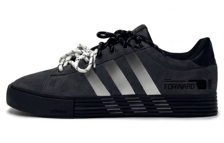 Adidas Adidas Daily 4.0 Skateboard Shoes Unisex Low Top Black/White/Gray