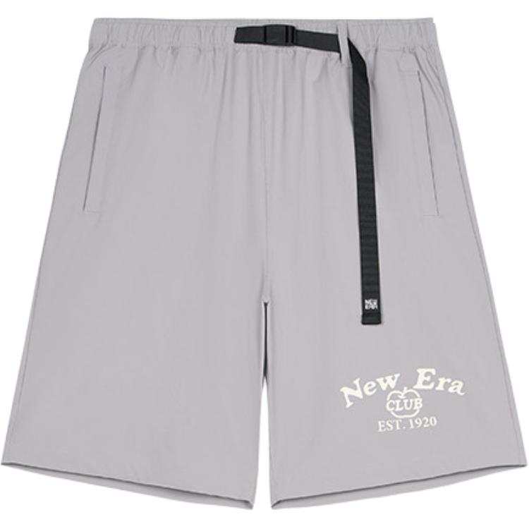 New Era Casual Shorts Unisex Gray Moderate
