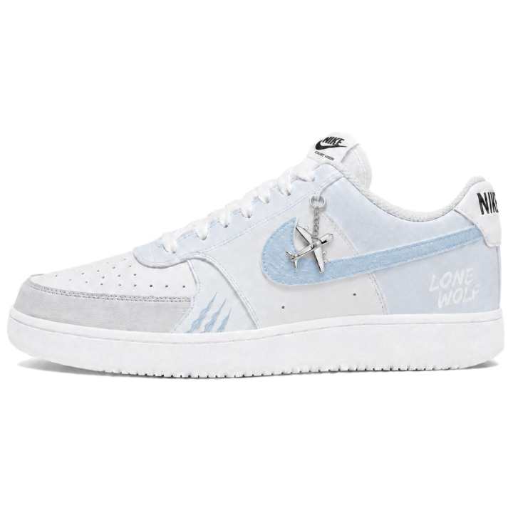Nike Nike Court Vision 1 Skateboard Shoes Unisex Low Top White