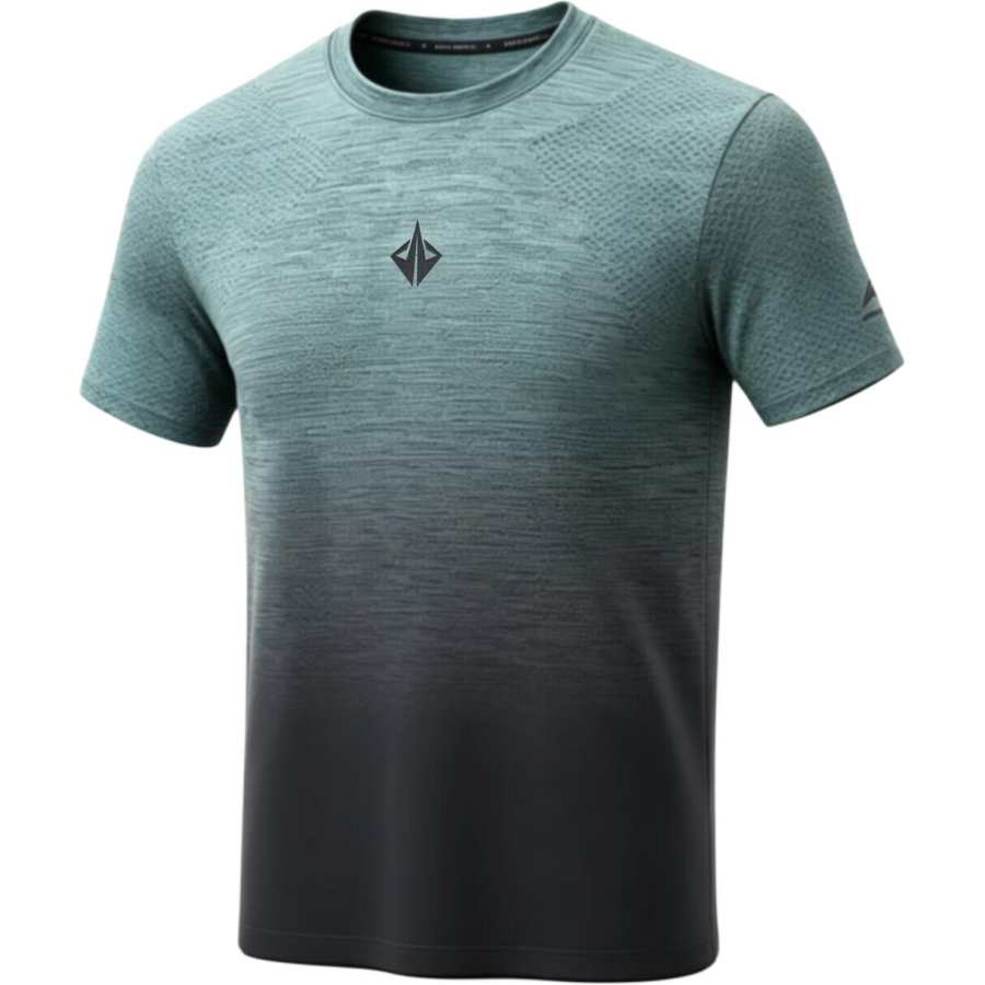 Li-Ning Li Ning T Shirts Men's Crew Neck Moderate Straight Fit