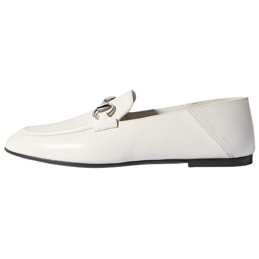 GUCCI Horsebit Women's Casual Shoes Women's White