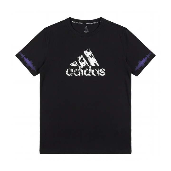 Adidas Adidas T Shirts Unisex BLACK/WHITE Crew Neck Moderate Other