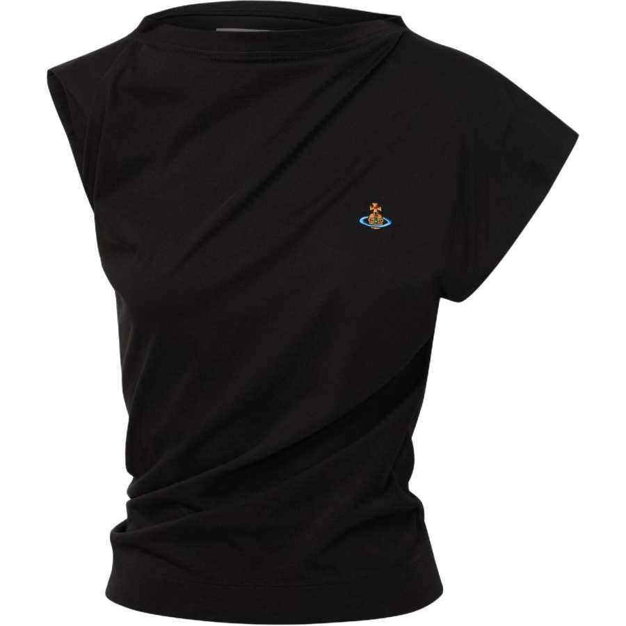 Vivienne Westwood T Shirts Women's Black Moderate Nipped In Waist