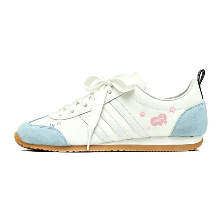 Adidas Adidas VS JOG 2.0 German Army Trainers Unisex Low Top White, Blue, Pink, Multicolor