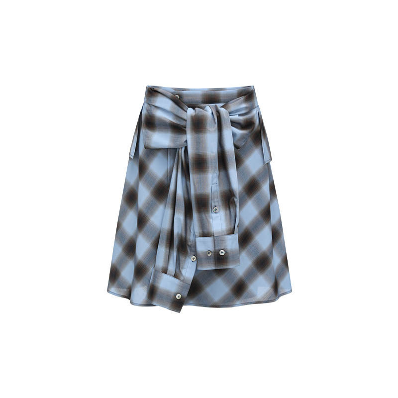 Feng Chen Wang Casual Short Skirts Women's Blue Moderate