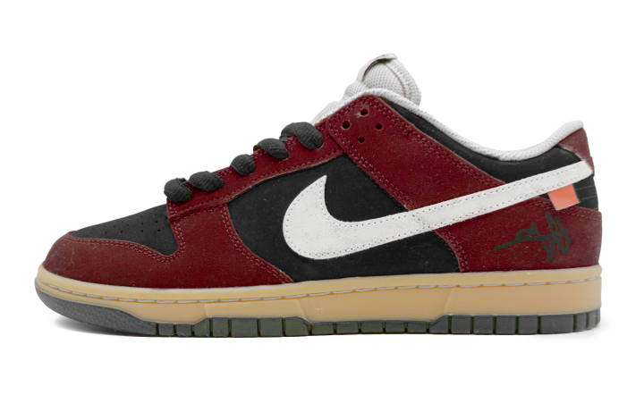 Nike Nike Dunk Skateboard Shoes Unisex Low Top Black/Red