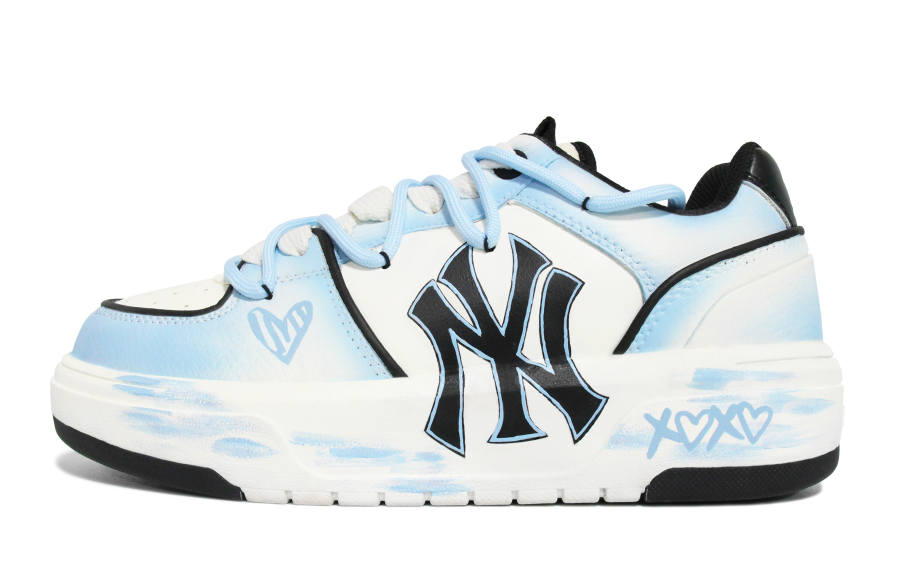 MLB MLB Chunky Liner Skateboard Shoes Unisex Low Top White Blue