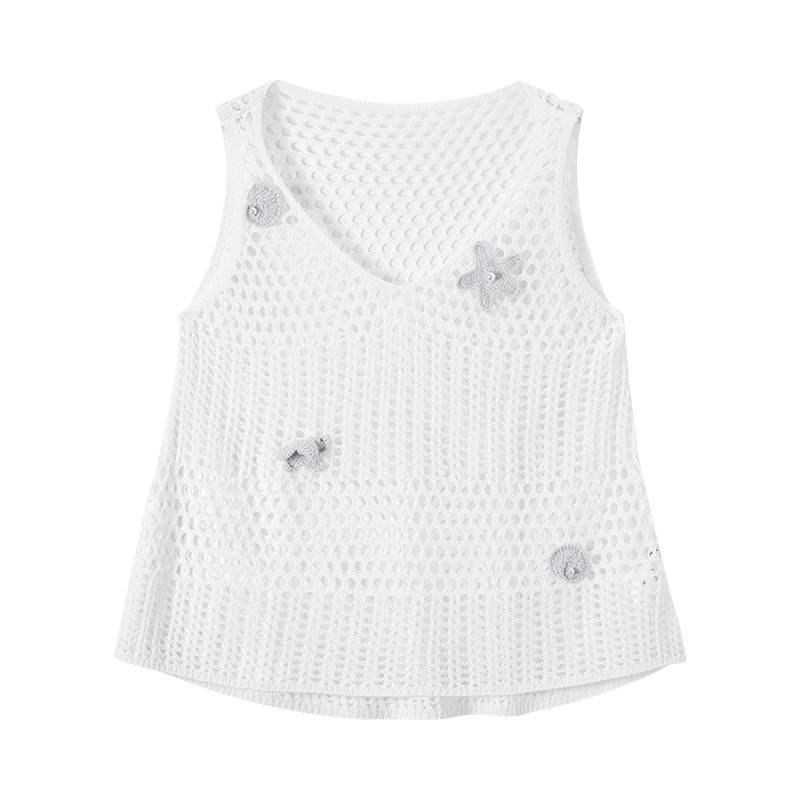XIANGYING Tank Tops Women's V Neck Thin Other