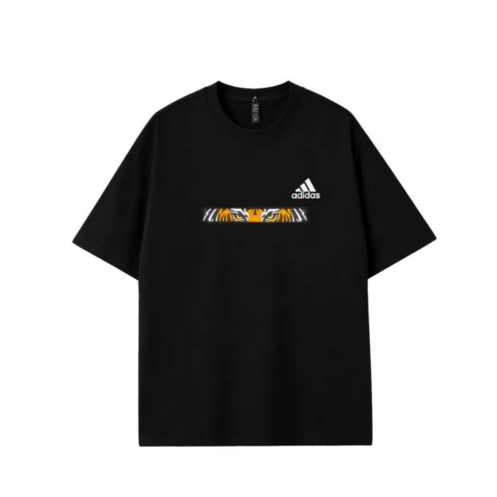 Adidas Adidas MUST HAVES T Shirts Unisex Black Crew Neck Moderate Straight Fit