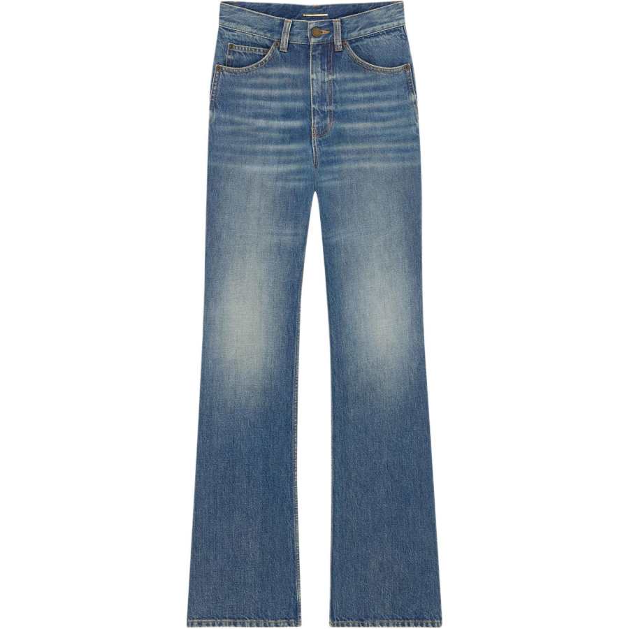 SAINT LAURENT Jeans Women's Medium Blue Moderate Other