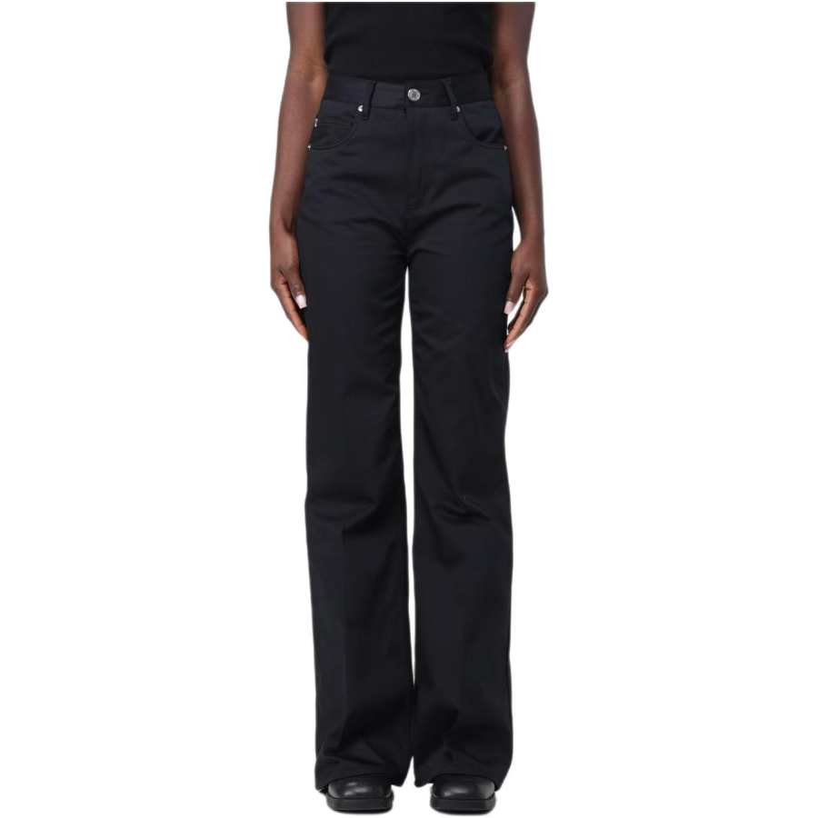 AMIPARIS AMIPARIS Paris Logo Patch Flared Jeans