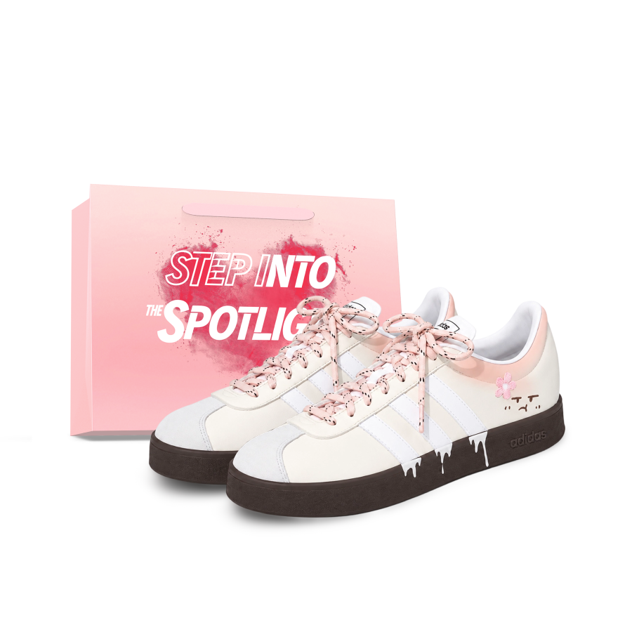 Adidas Adidas Vl Court Classic Skateboard Shoes Unisex Low Top White