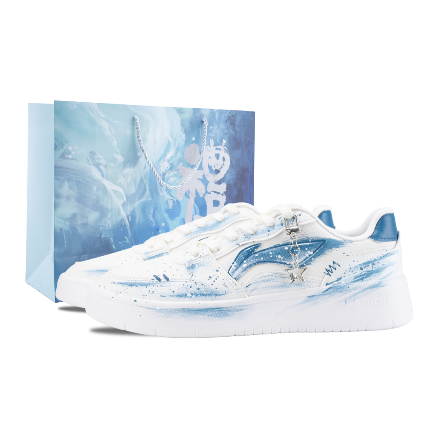 Li-Ning Li Ning Sycee Skateboard Shoes Men's Low Top Blue/White