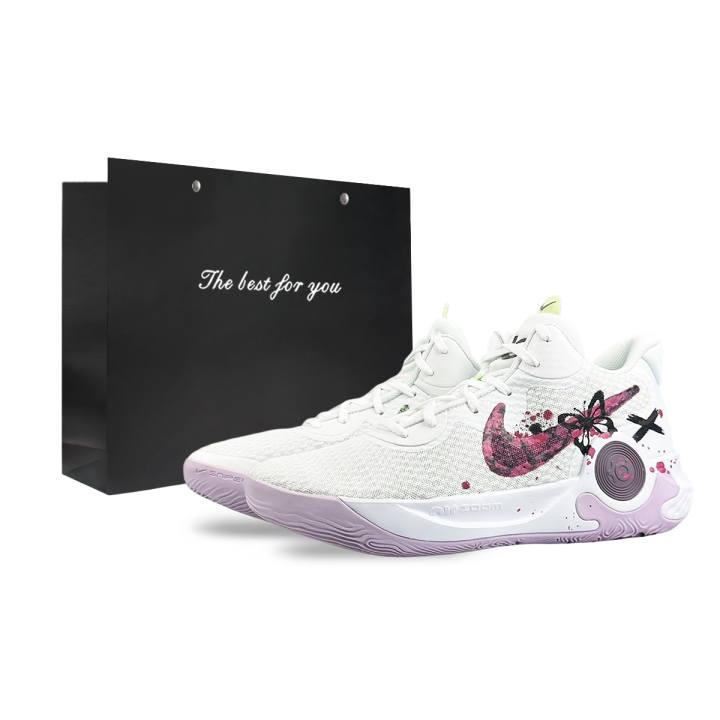 Nike Nike KD Trey 5 X Cushioning Mid top Vintage Basketball Shoes Unisex Red White