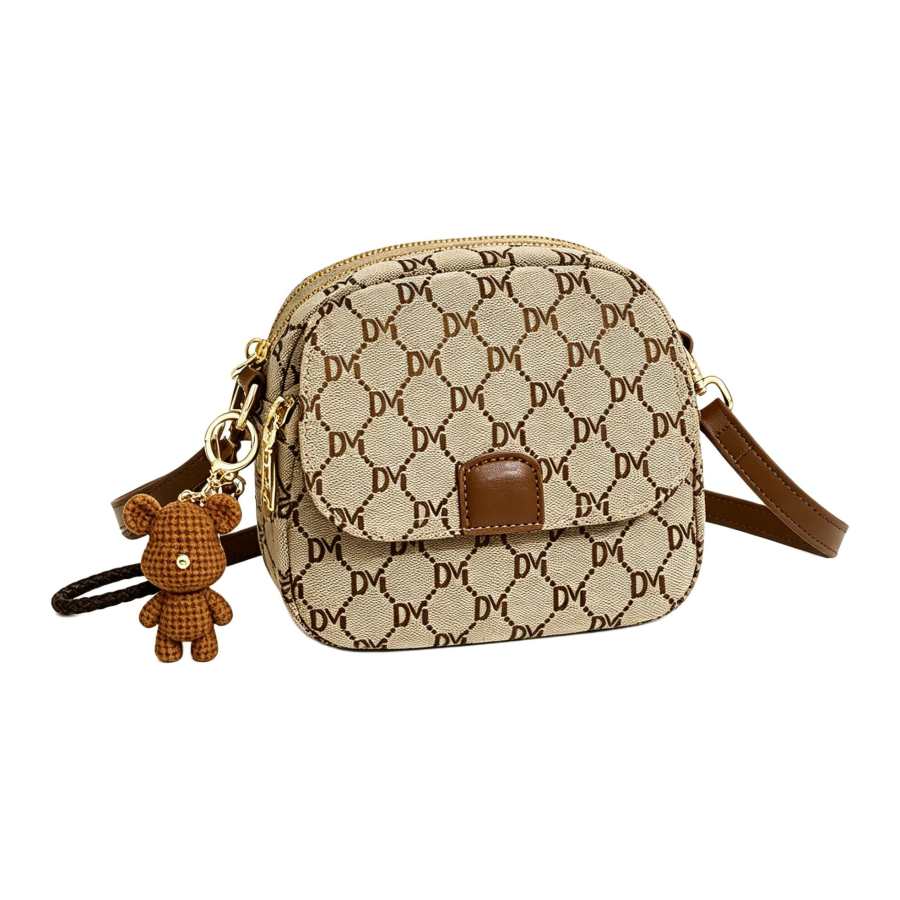 LOLLiPOPS Crossbody Bags Brown With Pendant