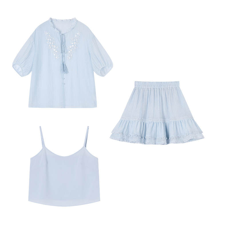 XIANGYING Casual Suits Women's V Neck Thin