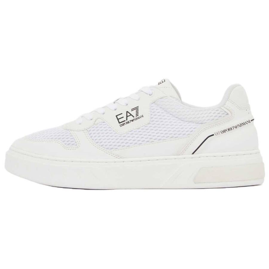 EMPORIO ARMANI EA7 Skateboard Shoes Men's Low Top White