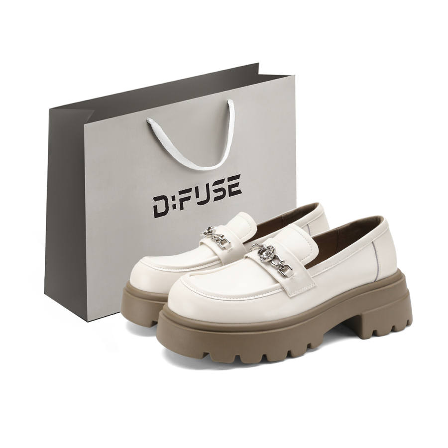 D:FUSE SCANDINAVIA D FUSE SCANDINAVIA Cow Split Leather Loafers Women's