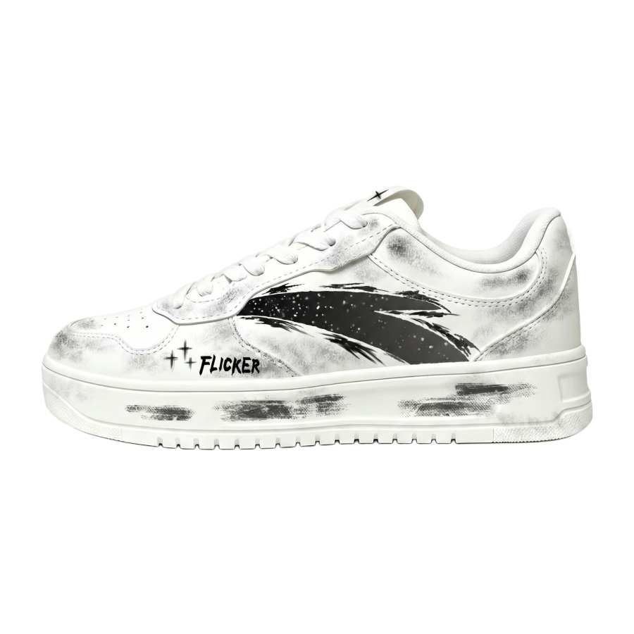 ANTA Easy Skateboard Shoes Unisex Low Top White/Black