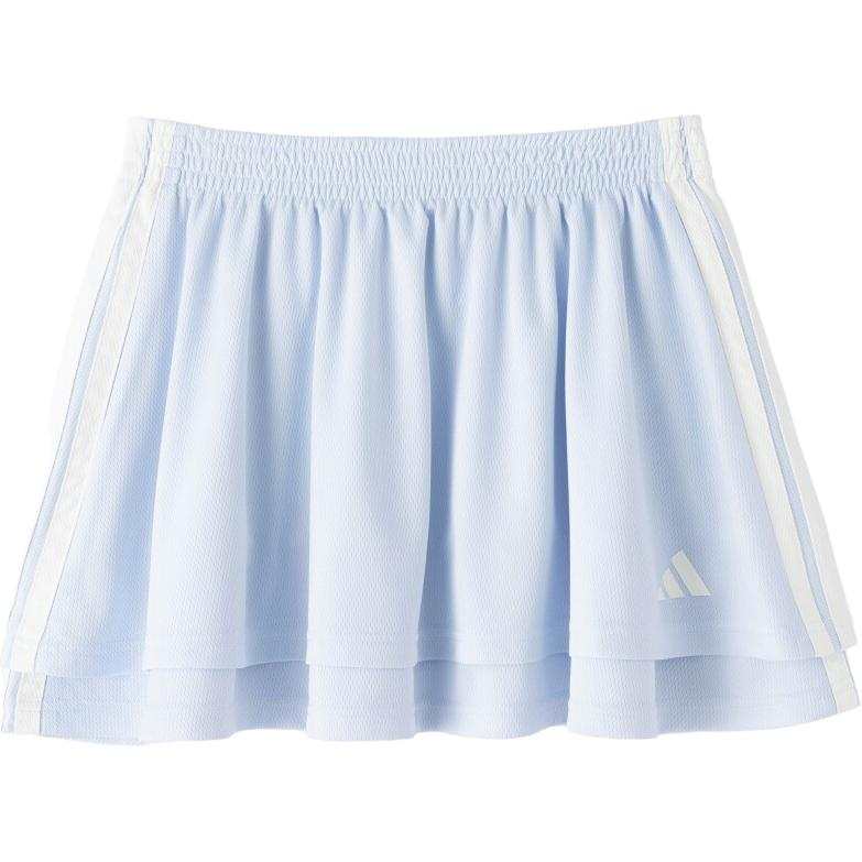 Adidas Adidas Casual Short Skirts Women's Light Blue/White Moderate Short Skirt Pleated Skirt