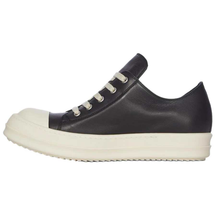 RICK OWENS RICK OWENS/RO Low top Skateboard Shoes Women's Black & Ecru