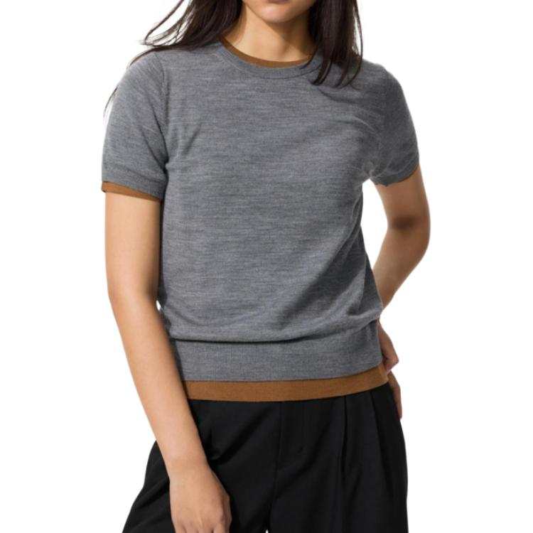 UNIQLO Sweaters Women's Sky Gray Crew Neck Thin Other