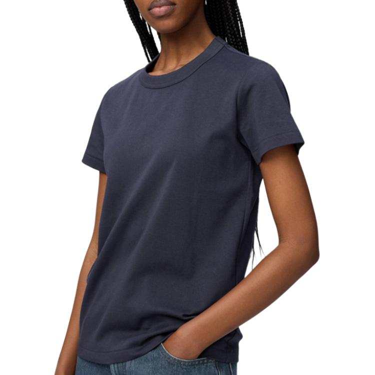 UNIQLO T Shirts Women's Navy Blue Crew Neck