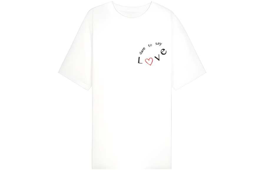 Victoria's Secret x RUI built SS23 Drop Shoulder Sleeve T Shirt Women's White