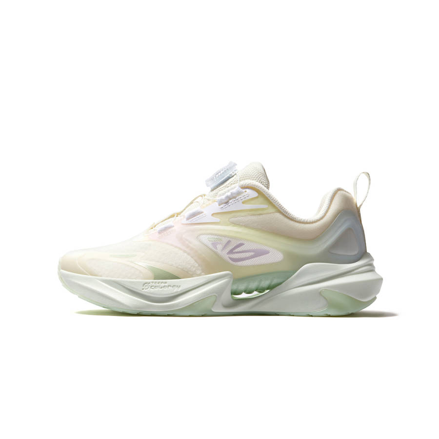FILA KIDS Heritage FHT Rebound Breathable Support Low top Kids' Running Shoes White Green Kids'