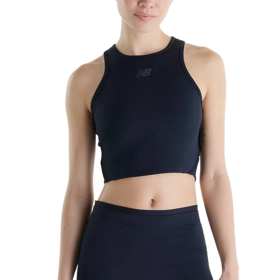 New Balance New Balance Running Tank Tops Women's Black Crew Neck Moderate