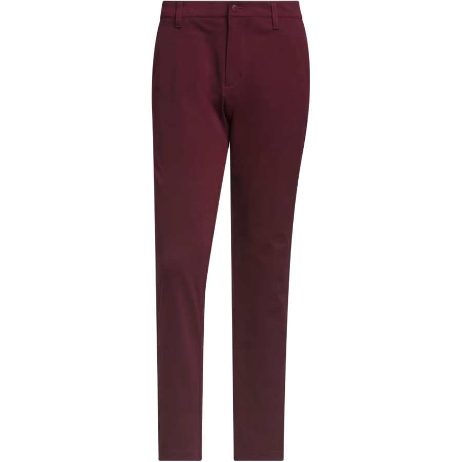 Adidas Adidas CLIMAWARM Casual Pants Men's Burgundy Moderate Straight Fit Pants