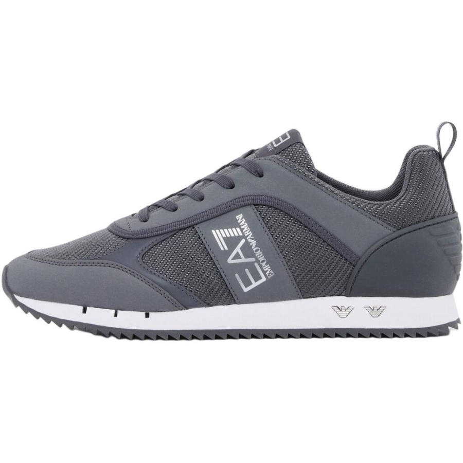 EMPORIO ARMANI EA7 Casual Shoes Unisex Low Top Charcoal Gray