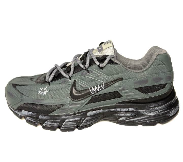 Nike Nike Initiator Running Shoes Unisex Low Top Green Black Gray Multicolor