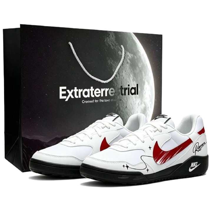 Nike Nike Terra Manta Casual Shoes Unisex Low Top White Red Black Colorway