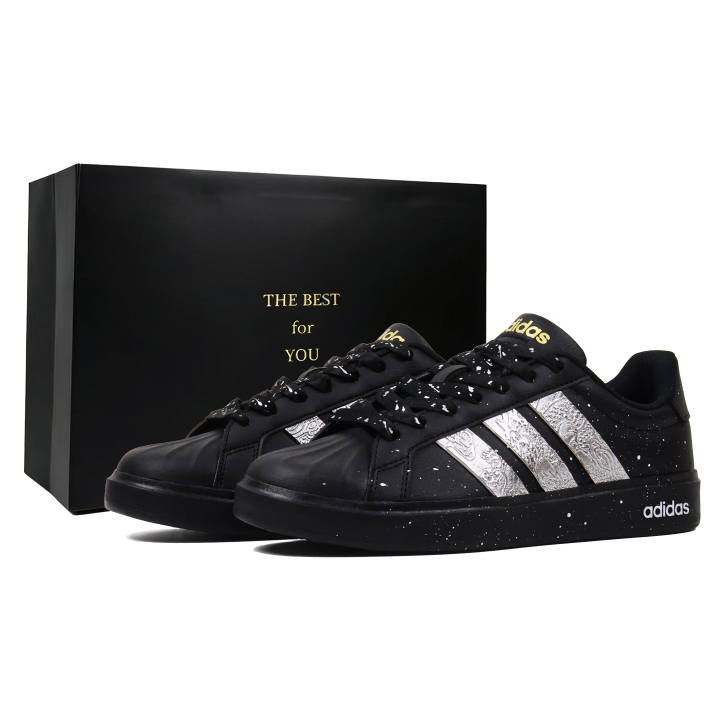Adidas Adidas STREETTALK Skateboard Shoes Unisex Low Top Black/Silver
