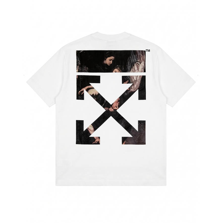 OFF-WHITE OFF WHITE T Shirts Unisex Crew Neck Moderate Heavyweight