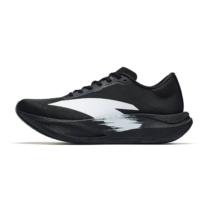 ANTA Zone 2 Heart Rate SE Running Shoes Men's Low Top Basic Black/Paper Sand White